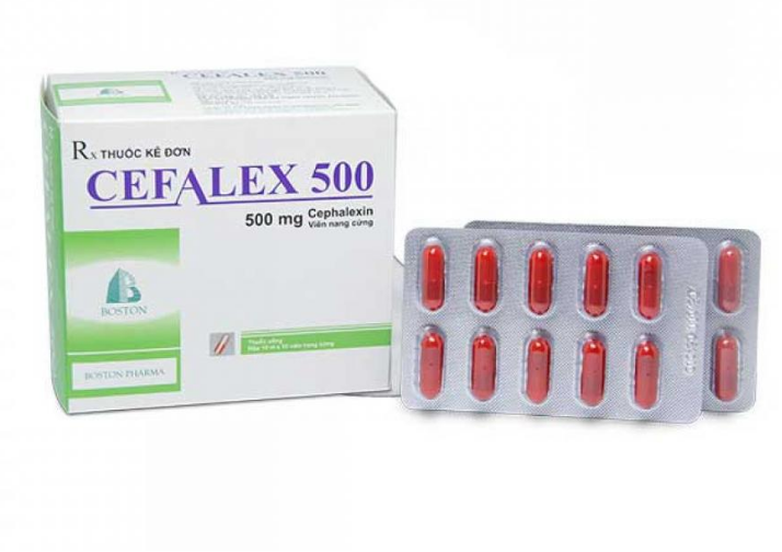 Cefalex 500 Hộp 10 vỉ x 10 viên