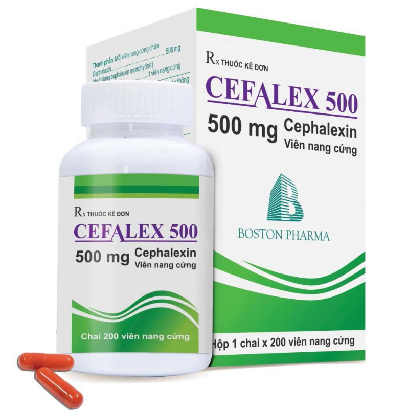 Cefalex 500 Hộp 200 viên