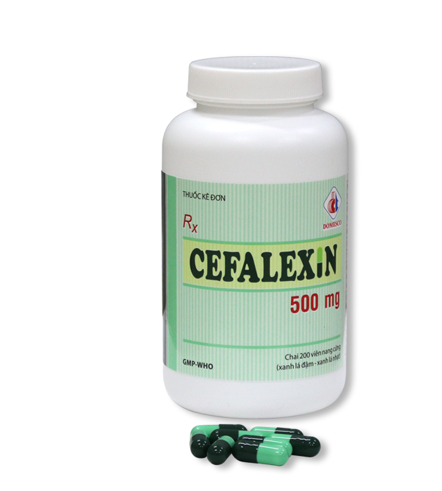 Cefalexin 500mg Chai 200 viên Domesco