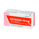 CETIRIZIN 10 mg Hộp 10 vỉ x 10 viên Imexpharm