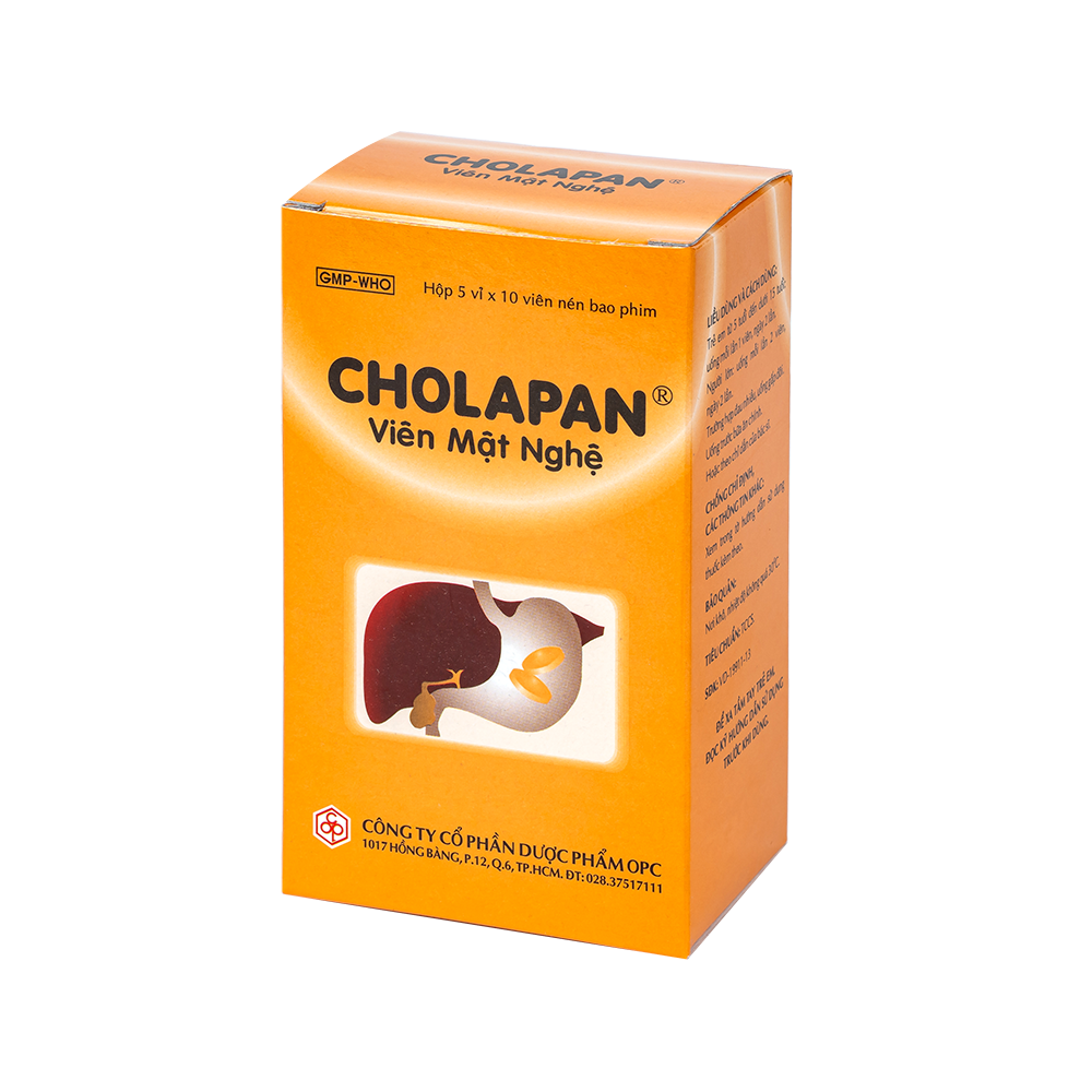 CHOLAPAN viên mật nghệ (Hộp 50BP)