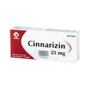 Cinnarizin 25 mg Hộp 3 vỉ x 10 viên Domesco