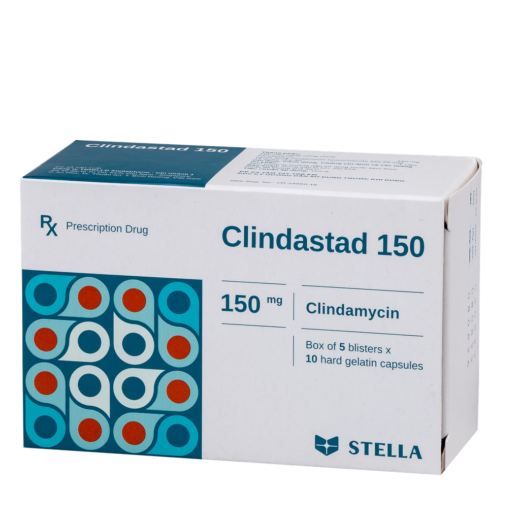 Clindastad 150 Hộp/50viên Stella
