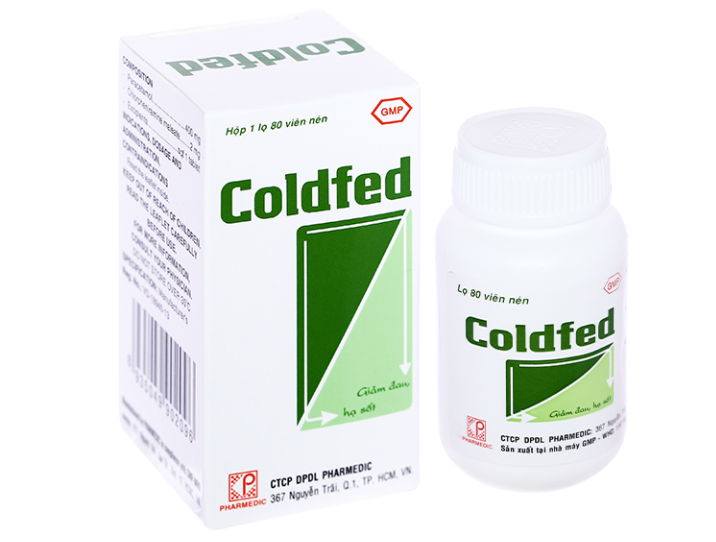 COLDFED Hộp 1 lọ 80 viên