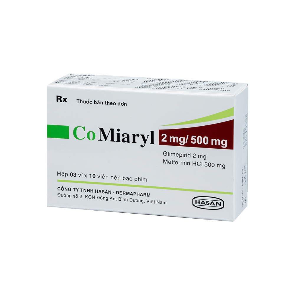 CO MIARYL 2MG/500MG H/30V HASAN