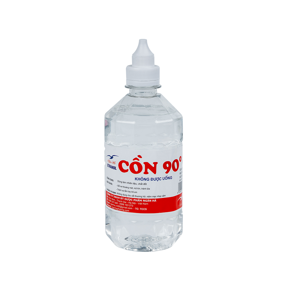 Cồn 90 độ, 500ml DP Ngân Hà