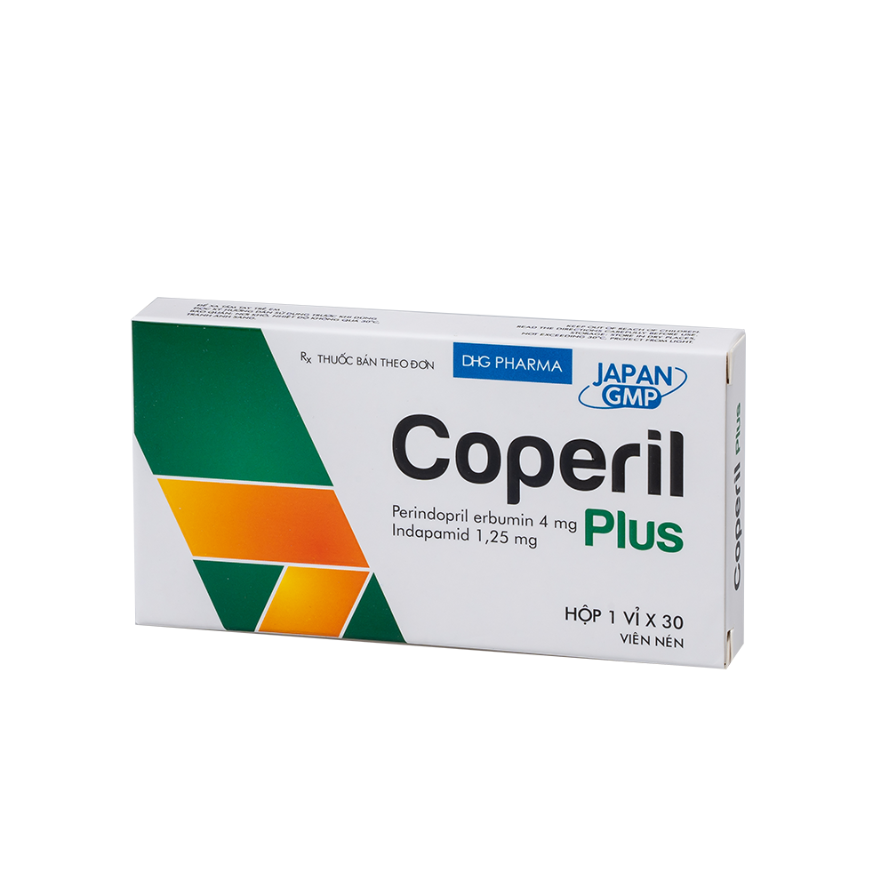 Coperil plus Hộp 1 vỉ x 30 viên DHG