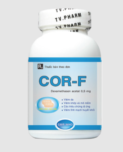 Cor F C/500 Chai 500 viên TVPharma