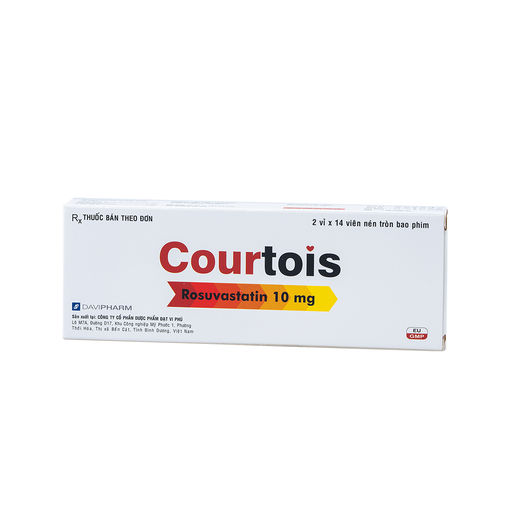 COURTOIS  10mg Hộp 28 viên Davipharm