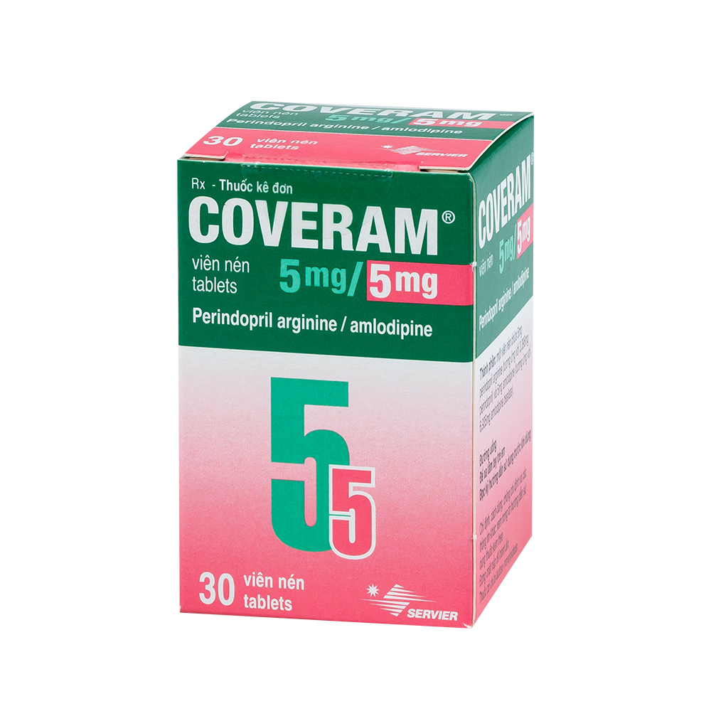 Coveram 5/5 Chai 30 viên Servier
