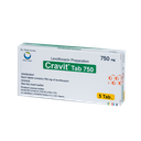 CRAVIT TAB 750MG 5'S 5 Viên/ hộp Daiichi Sankyo