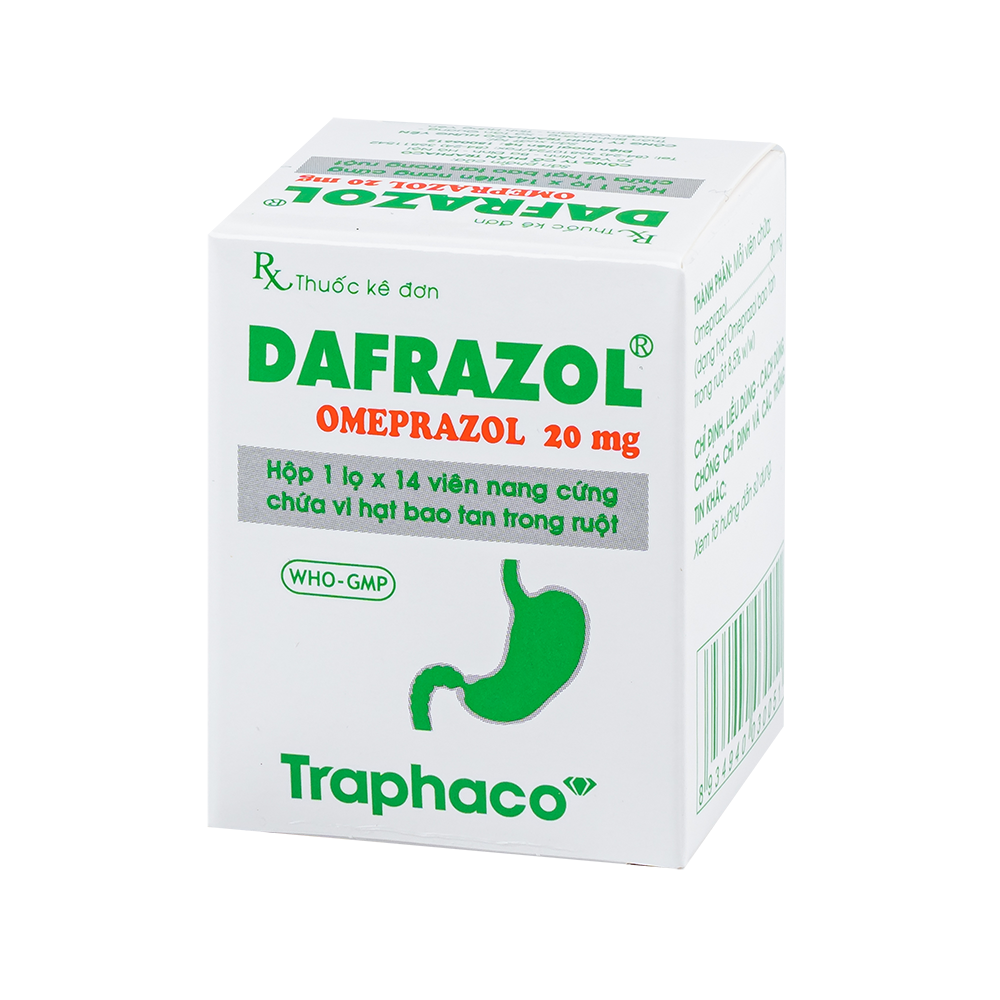 Dafrazol 20mg Lọ 14 viên Traphaco