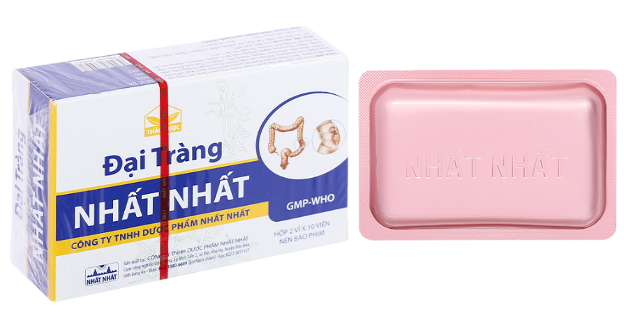 Đại tràng Hộp 2 vỉ x 10 viên Nhất Nhất