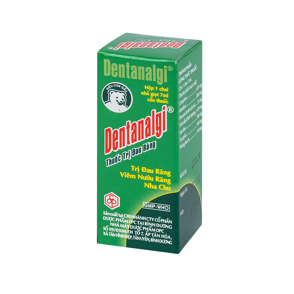 DENTANALGI Thuốc trị đau răng 7ml
