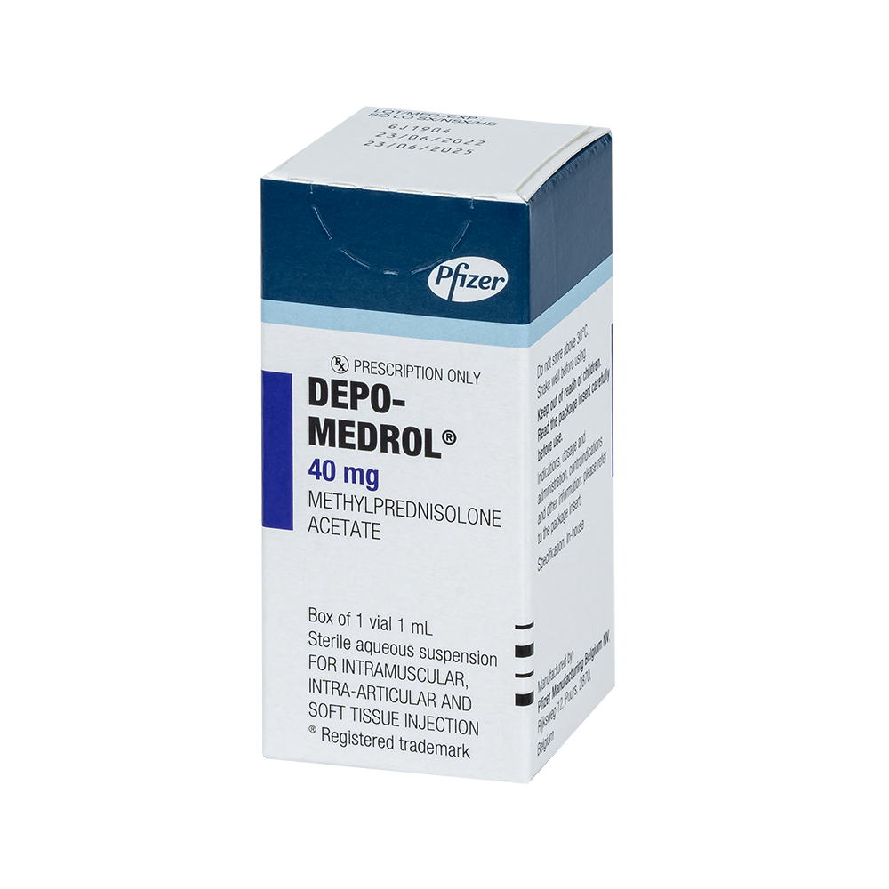 DEPO MEDROL INJ 40MG/ML 1ML 1 lọ/ hộp Pfizer