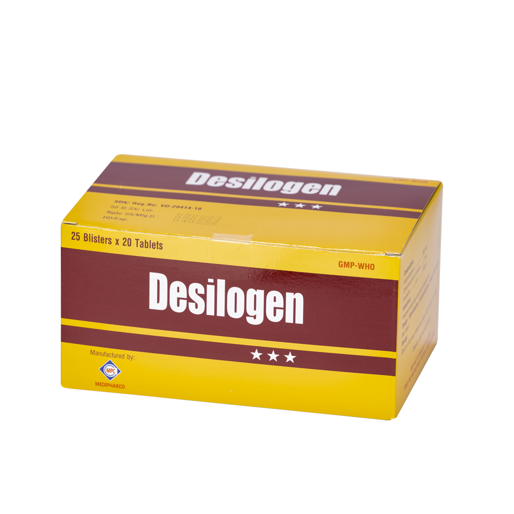 Desilogen Hộp x 25 vỉ x 20 VNE