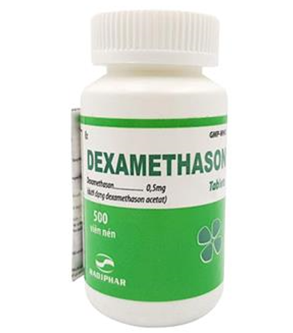 Dexamethason Lọ 500 viên XanhTam giác