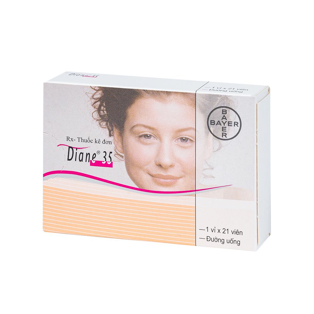 DIANE 35 TAB Hộp 1 vỉ x 21 viên Bayer