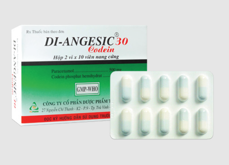 Diangesic codein 30mg Hộp 2 vỉ x 10 viên TV.Pharm