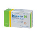 DICLOFENAC 50mg Hộp 10 vỉ x 10 viên Dược Cửu Long