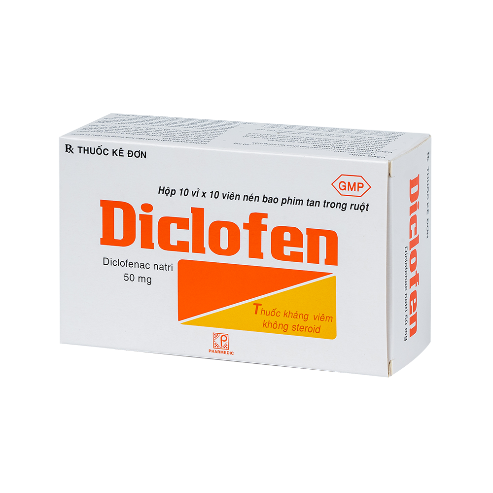 DICLOFEN * Hộp 10 vỉ x 10 viên