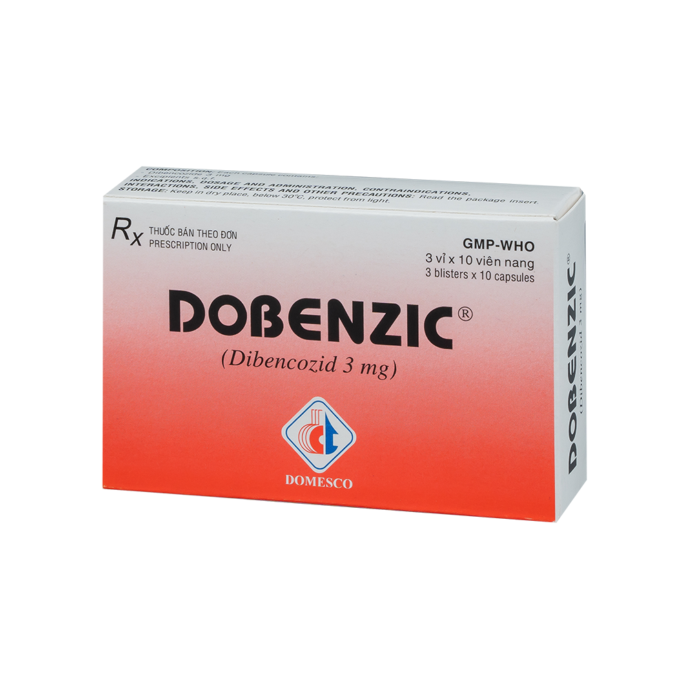 Dobenzic Hộp 3 vỉ x 10 viên Domesco