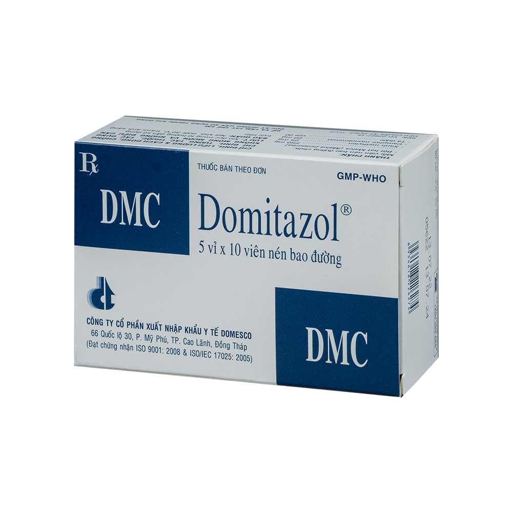 Domitazol Hộp 5 vỉ x 10 viên Domesco
