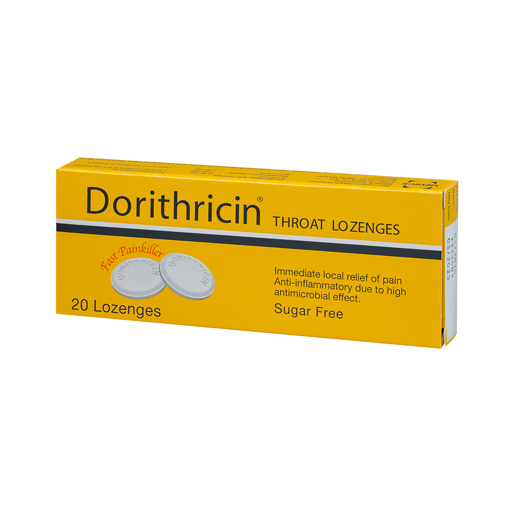 Dorithricin Hộp 2 vỉ x 10 viên Medice Arzneimittel