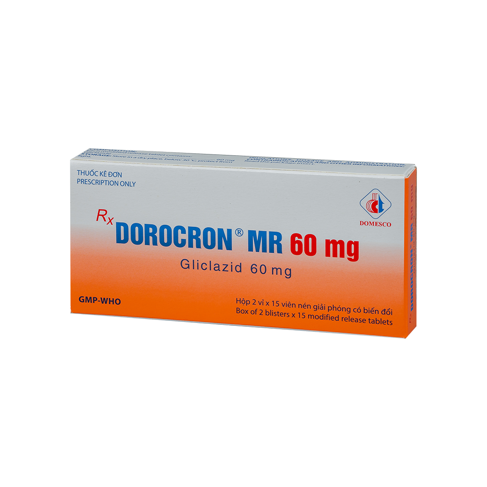 Dorocron MR 60 mg Hộp 2 vỉ x 15 viên Domesco