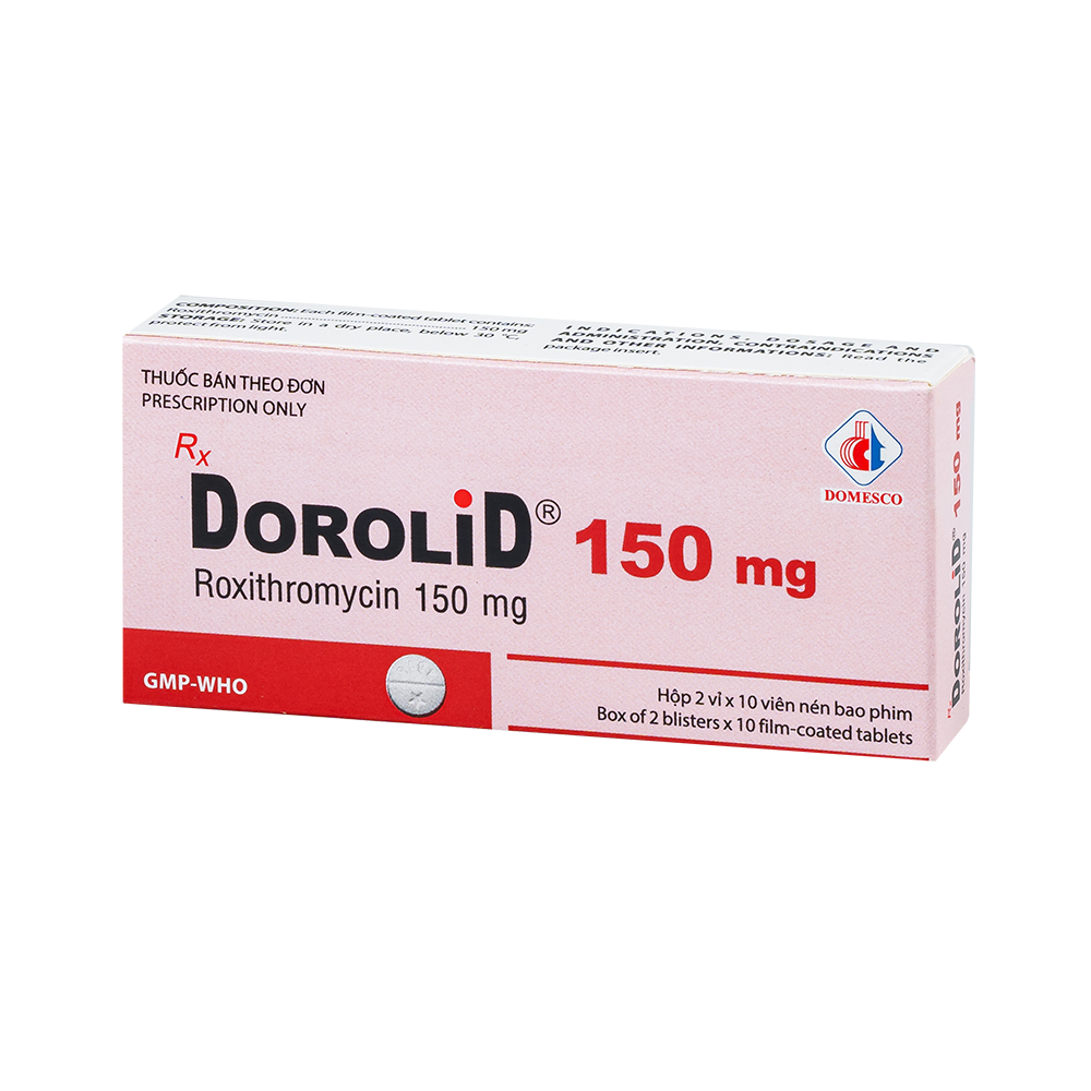 Dorolid 150 mg Hộp 2 vỉ x 10 viên Domesco