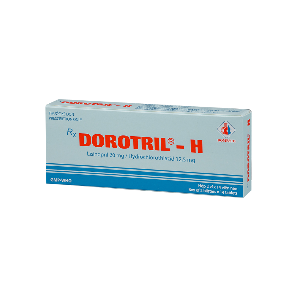 Dorotril - H Hộp 2 vỉ x 14 viên Domesco