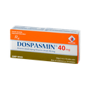 Dospasmin 40 mg Hộp 3 vỉ x 10 viên Domesco