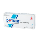 Dotrim 400 mg/80 mg Hộp 2 vỉ x 10 viên Domesco