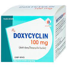Doxycyclin 100 mg Hộp 10 vỉ x 10 viên Domesco