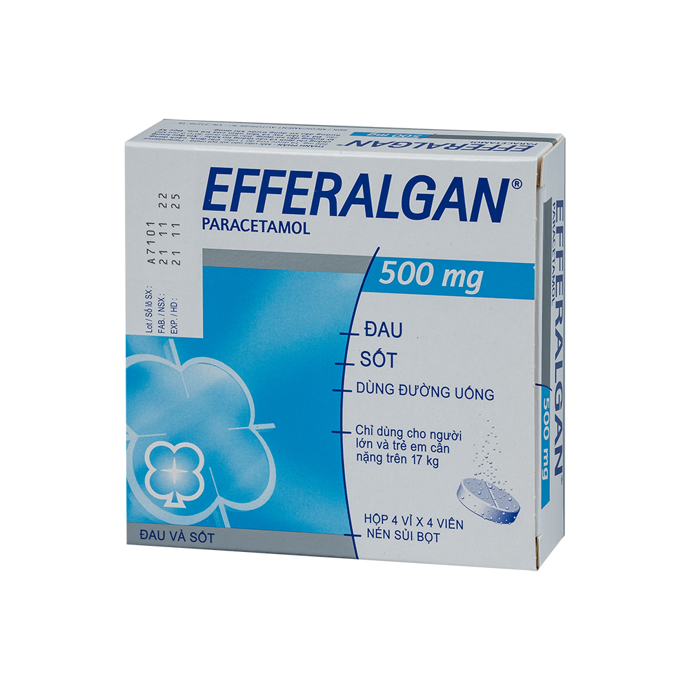 Efferalgan 500mg hộp 16 viên sủi