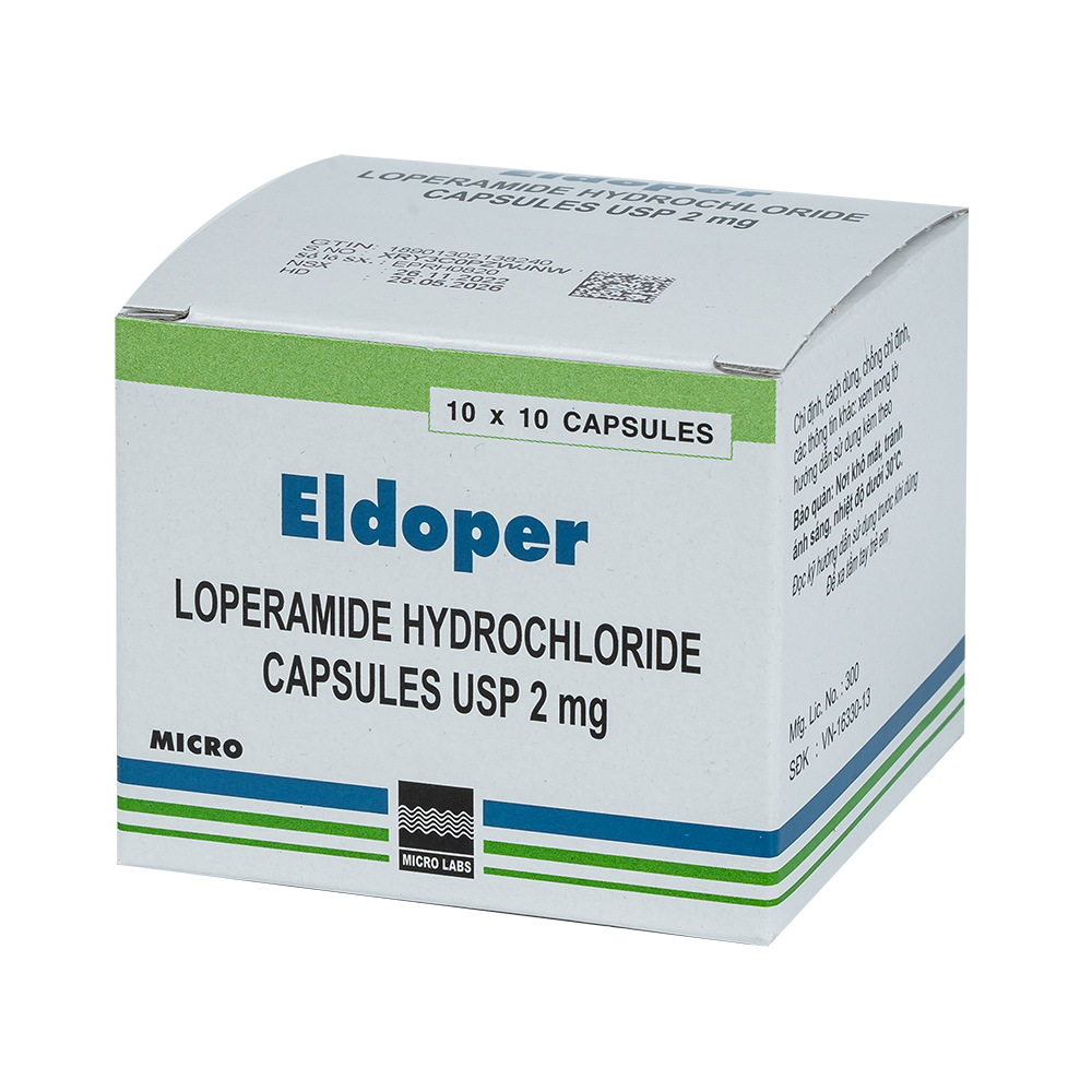 Eldoper (Thùng x 150 hộp x 10 vỉ x 10 viên)