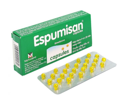 ESPUMISAN CAP 40MG Hộp 2 vỉ x 25 viên Menarini
