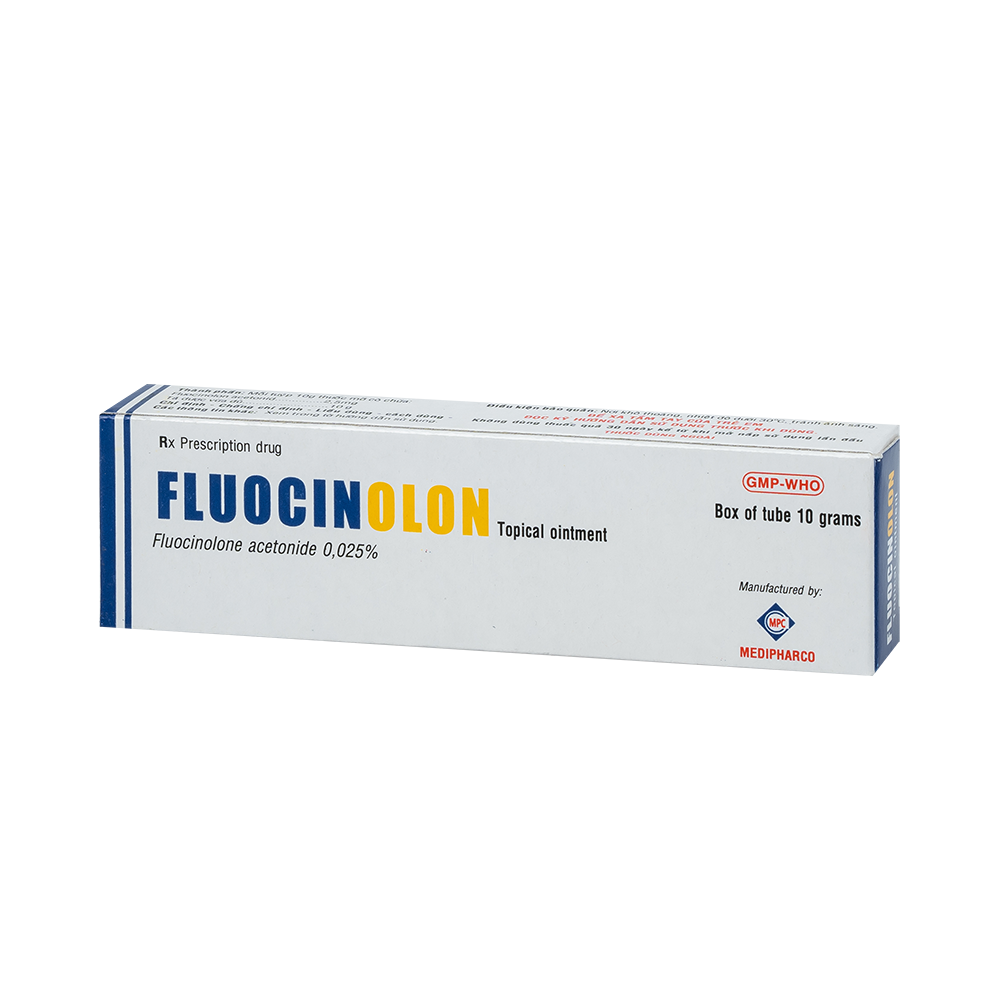 Fluocinolon 10g Hộp 1 tuýp 10g Medipharco