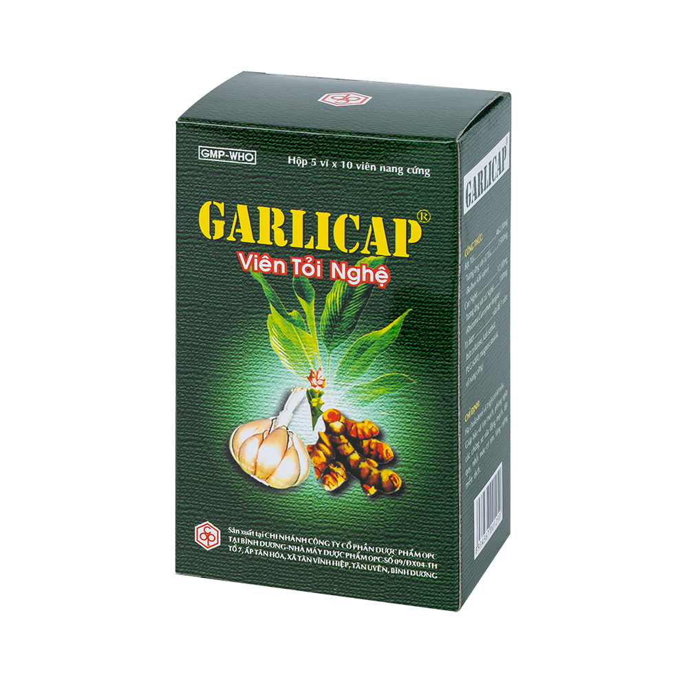GARLICAP viên tỏi nghệ (Hộp 50NC)
