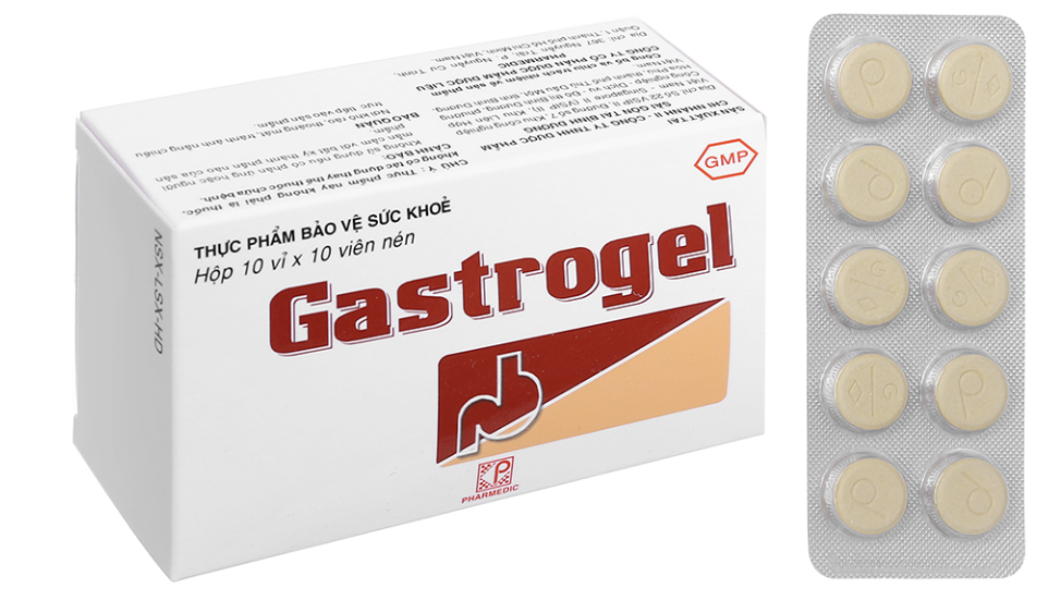 GASTROGEL Hộp 10 vỉ x 10 viên