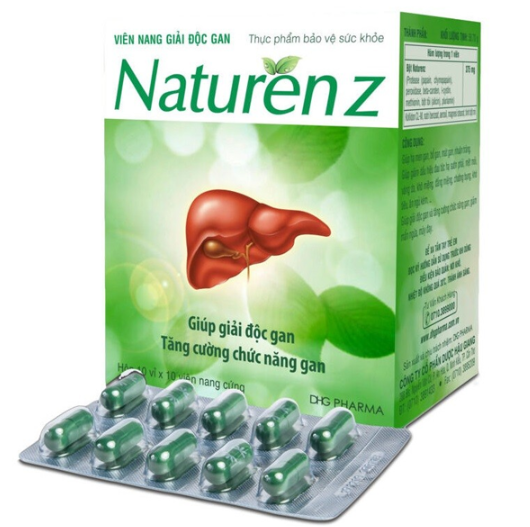 Giải độc gan Naturenz Hộp 10 Vỉ x 10 Viên DHG