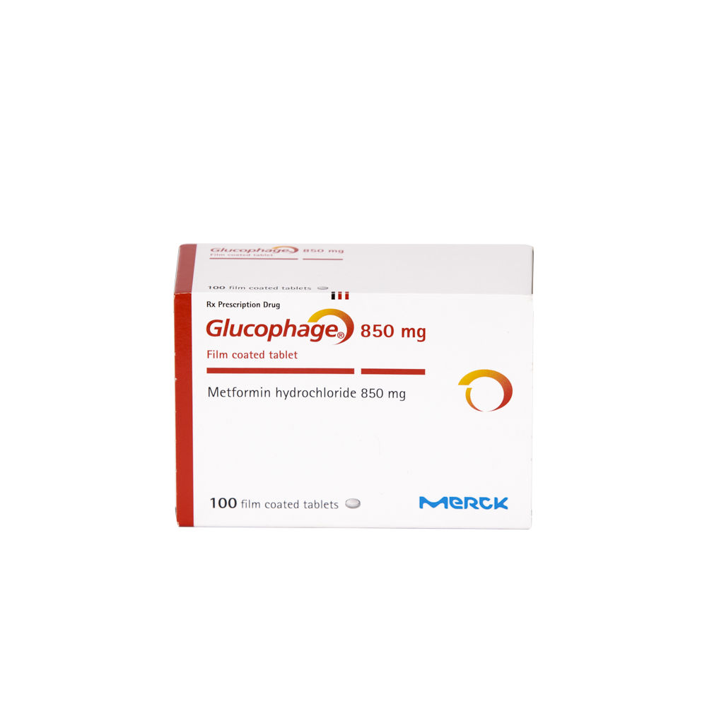Glucophage Tab 850mg 100's Merck