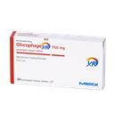Glucophage XR Tab 750mg Hộp 3 vỉ x 10 viên Merck