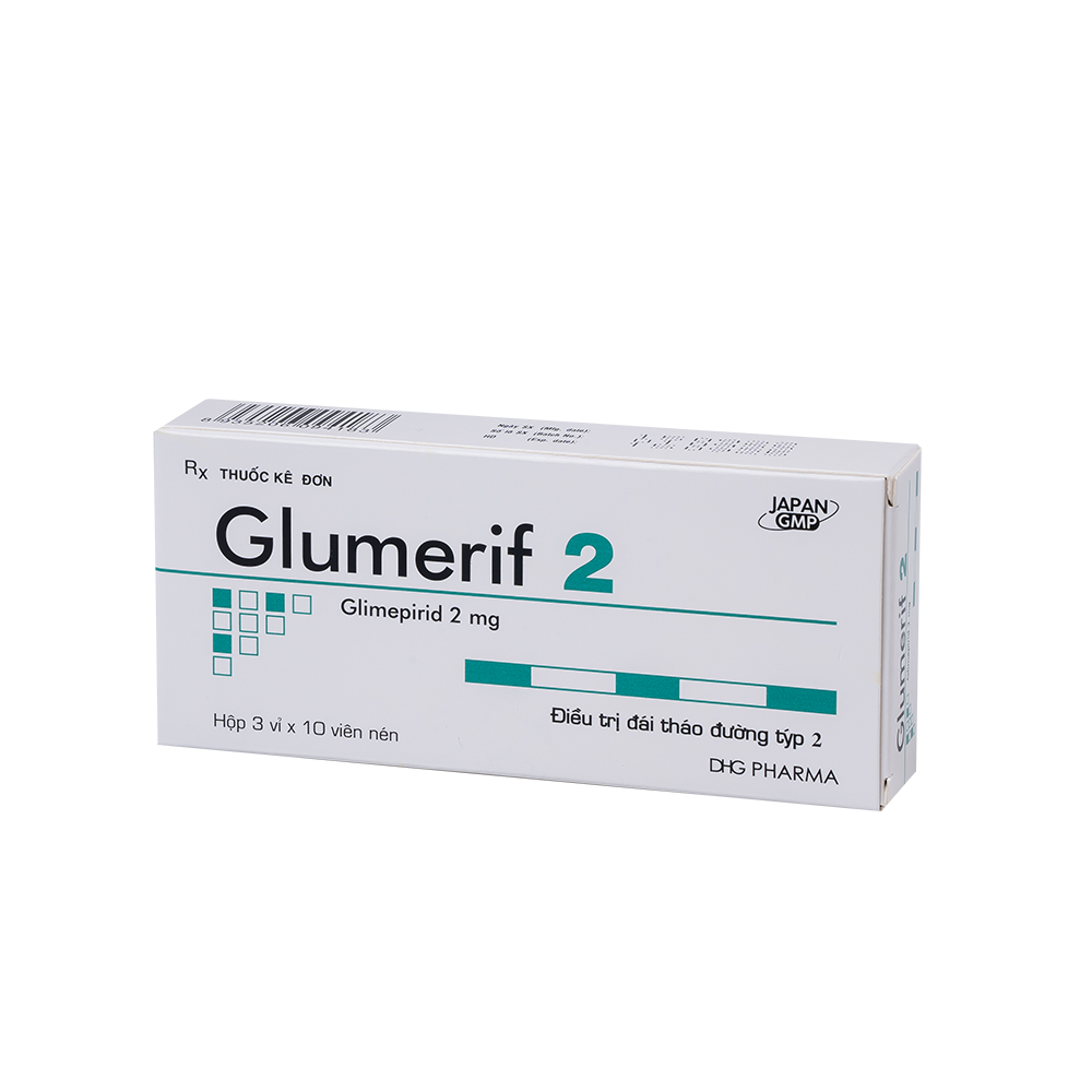 Glumerif 2 Hộp 3 vỉ x 10 viên DHG