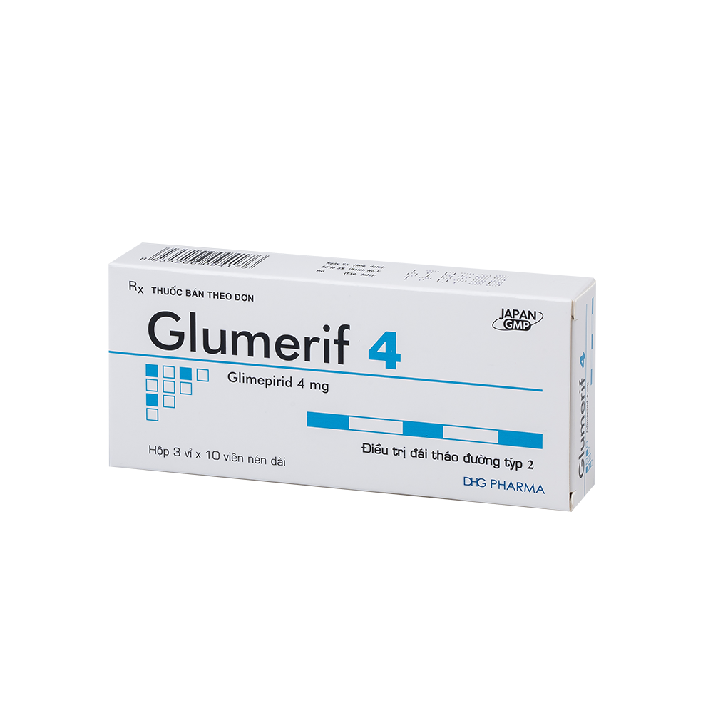 Glumerif 4 Hộp 3 vỉ x 10 viên DHG