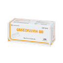 GRISEOFULVIN 500 Hộp 10 vỉ x 10 viên Dược Cửu Long