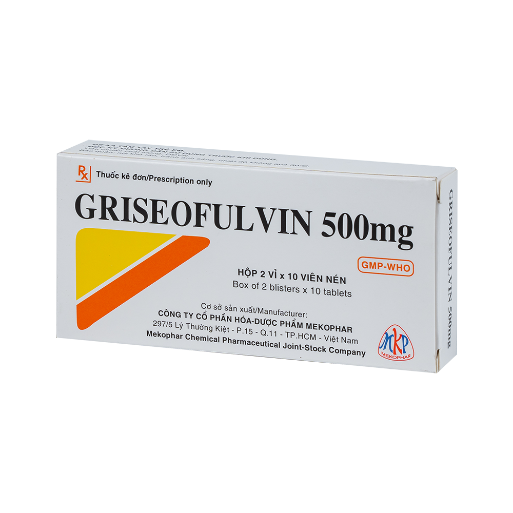 GRISEOFULVIN 500mg (H/20VNE)