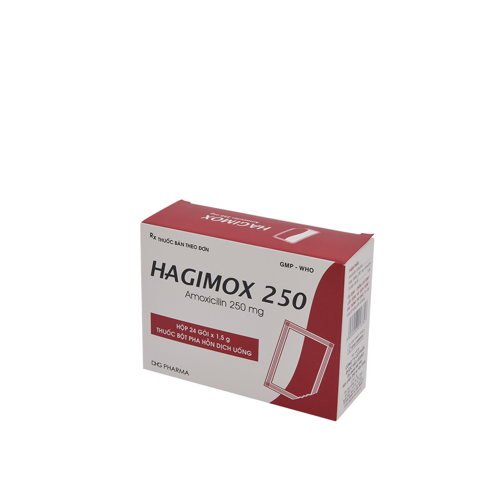 Hagimox 250 Hộp 24 gói x 1,5g DHG