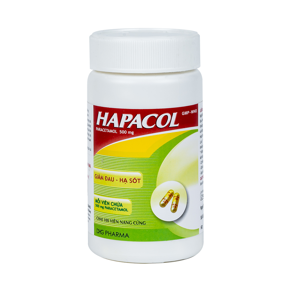 Hapacol 500 Vàng đậm- nhạt c/100 t/12600