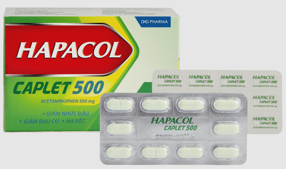 Hapacol Caplet 500 v/10 h/100